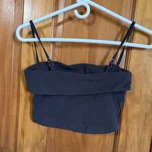Black Women's Strapless Top